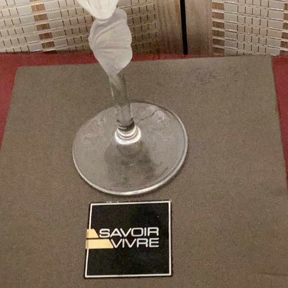 SAVIOR VIVRE LEAD CRYSTAL. GLAS - Picture 7 of 8